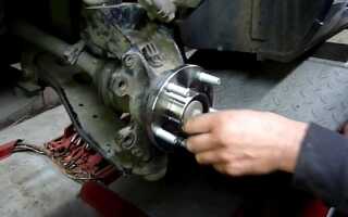 Замена передней и задней ступицы Ford Focus 2